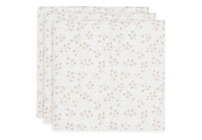 Lange gaze de Coton Small 70x70cm Leafy Dreams (3pack) - JOLLEIN 535-851-68105 8717329400665