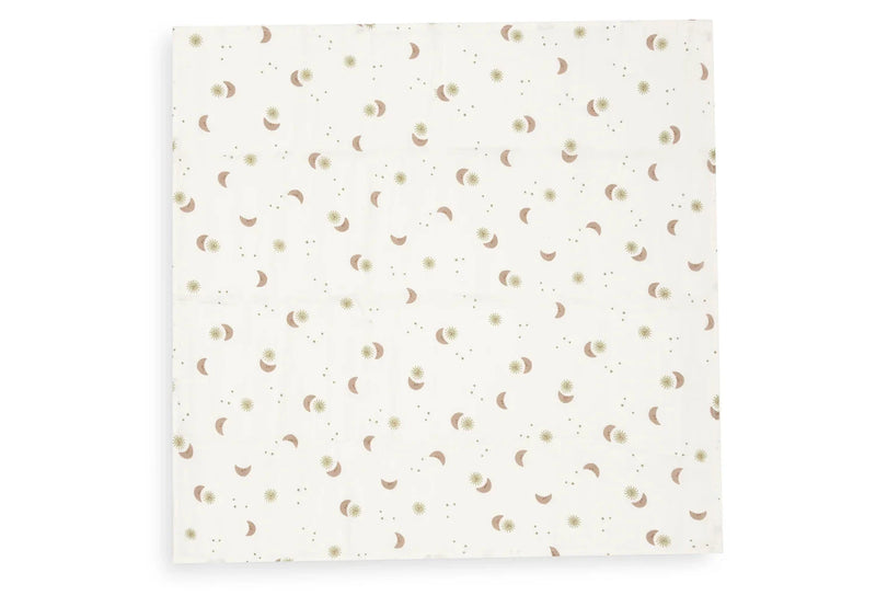 Lange gaze de Coton Small 70x70cm Over the moon (3pack) - JOLLEIN 