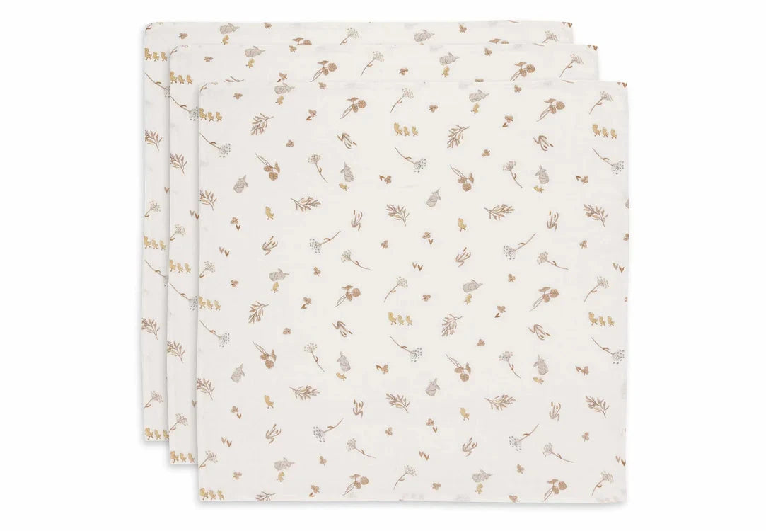 Lange gaze de Coton Small 70x70cm Riverside (3pack) - JOLLEIN 535-851-67086 8717329388055