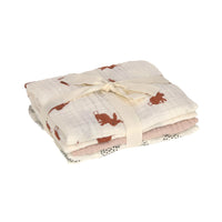 Lange mousseline M (3 pcs) Little Forest Lapin - LASSIG