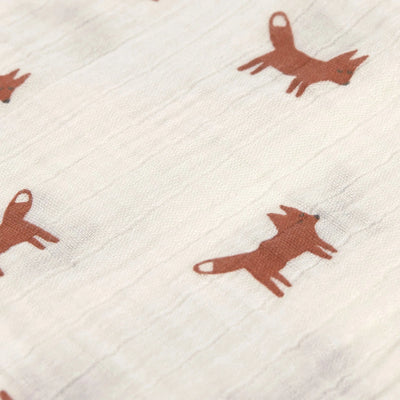 Lange mousseline M (3 pcs) Little Forest Renard - LASSIG