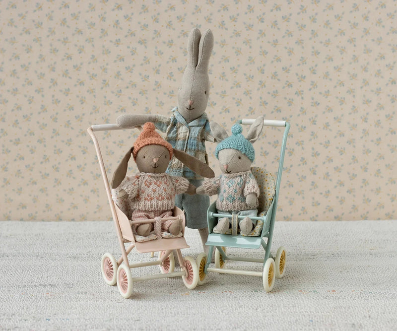 Lapin Hiver Micro sable menthe - MAILEG 16-5021-00 5707304147701