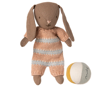 Lapin set Micro marron Dusty rose - MAILEG 16-5032-00 5707304149927
