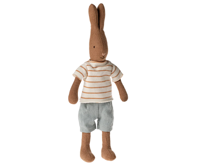 Lapin taille 1 Marron chocolat T-shirt & short - MAILEG 16-4120-00 5707304134695