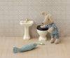 Lavabo de salle de bain, Souris - Blanc Off white - MAILEG 11-5134-00 5707304148241