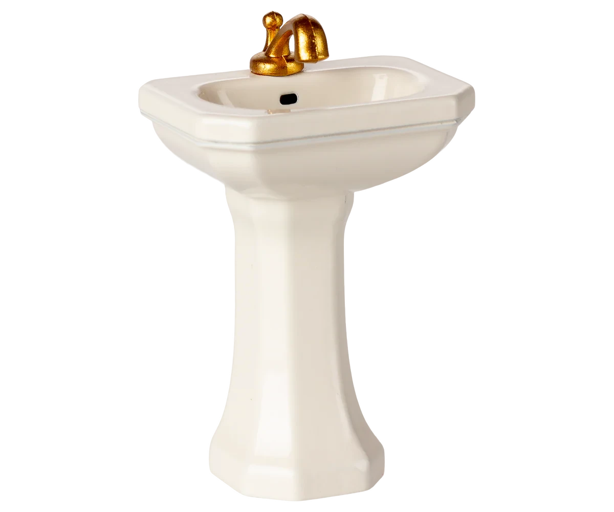 Lavabo de salle de bain, Souris - Blanc Off white - MAILEG 11-5134-00 5707304148241