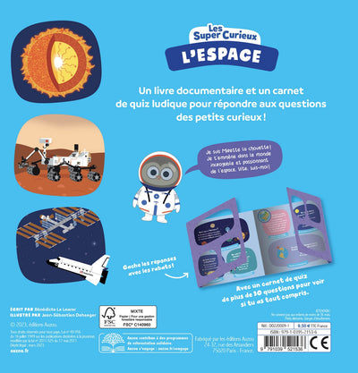 Les super curieux l'espace - AUZOU DO220009-1 9791039521536
