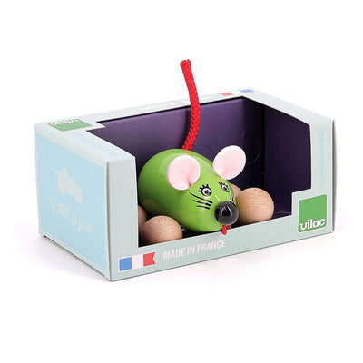 Lisa la souris verte à tirer - VILAC 2050G 30487000205032