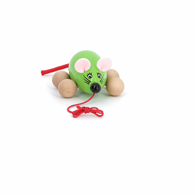 Lisa la souris verte à tirer - VILAC 2050G 30487000205032