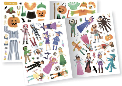 Livre avec 500 autocollants créatifs halloween- AUZOU 001057236 9791039562096