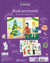 Livre avec 500 autocollants créatifs Noel enchanté- AUZOU 001059447 9791039567008