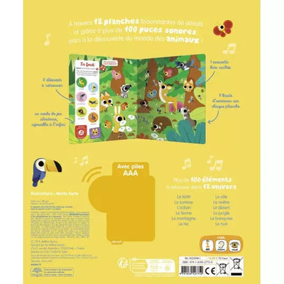 Livre cherche et trouve des tout-petits sonore-les animaux- AUZOU 9791039527750 9791039527750