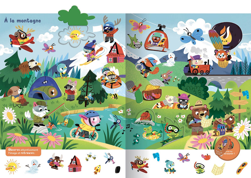 Livre cherche et trouve surprise les animaux les animaux- AUZOU 001057171 9791039562713