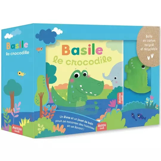 Livre de bain- Basile le crocodile- AUZOU 9791039521079 9791039521079