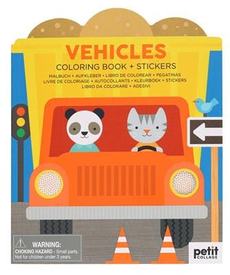 Livre de coloriage et stickers véhicules - DAM 5072934 9781797229348