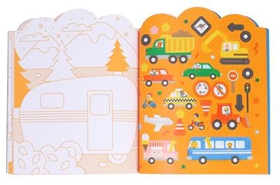 Livre de coloriage et stickers véhicules - DAM 5072934 9781797229348