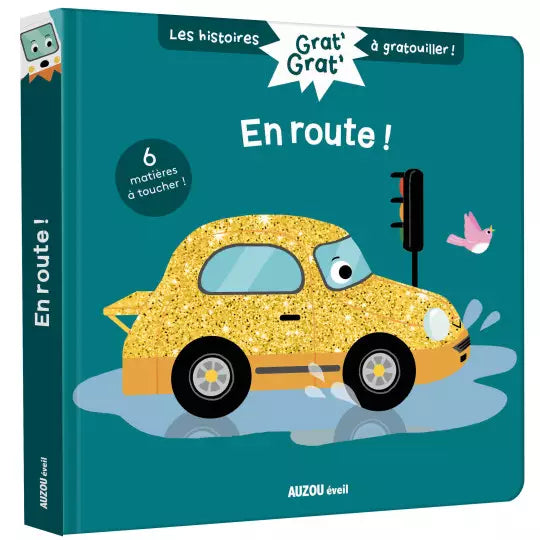 livre grat grat en route- AUZOU 9782733878019 9782733878019