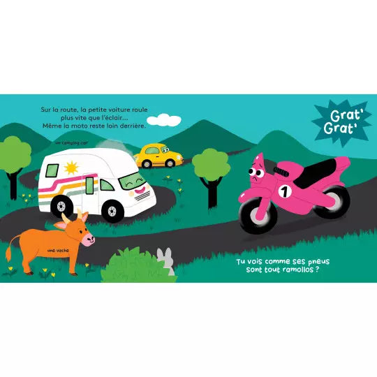 livre grat grat en route- AUZOU 9782733878019 9782733878019