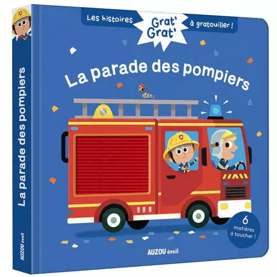livre grat grat la parade de pompiers- AUZOU 9782733878002 9782733878002