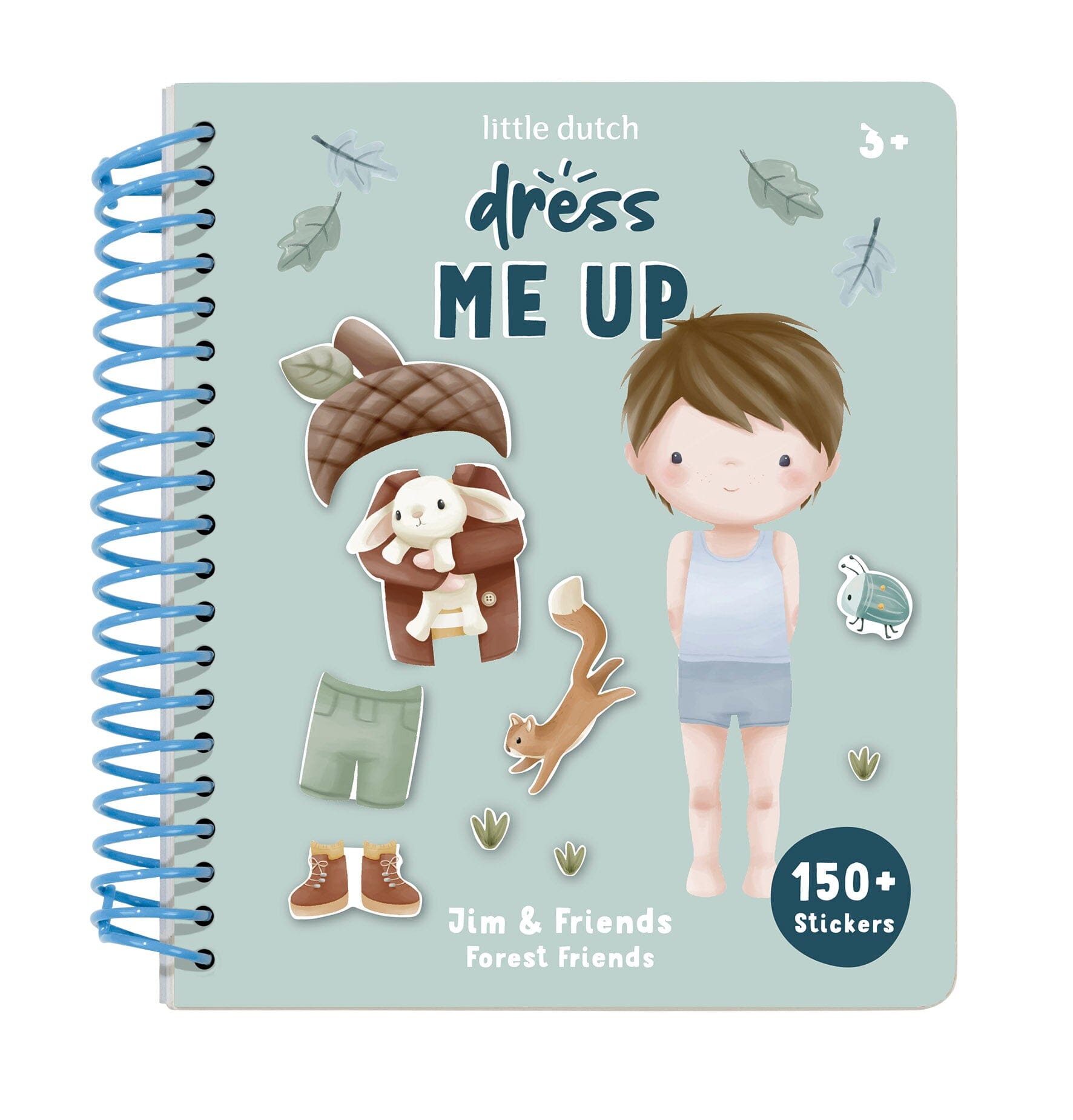 Livre Habille ton personnage Jim & Friends Forest Friends - LITTLE DUTCH 126331 8714274126336