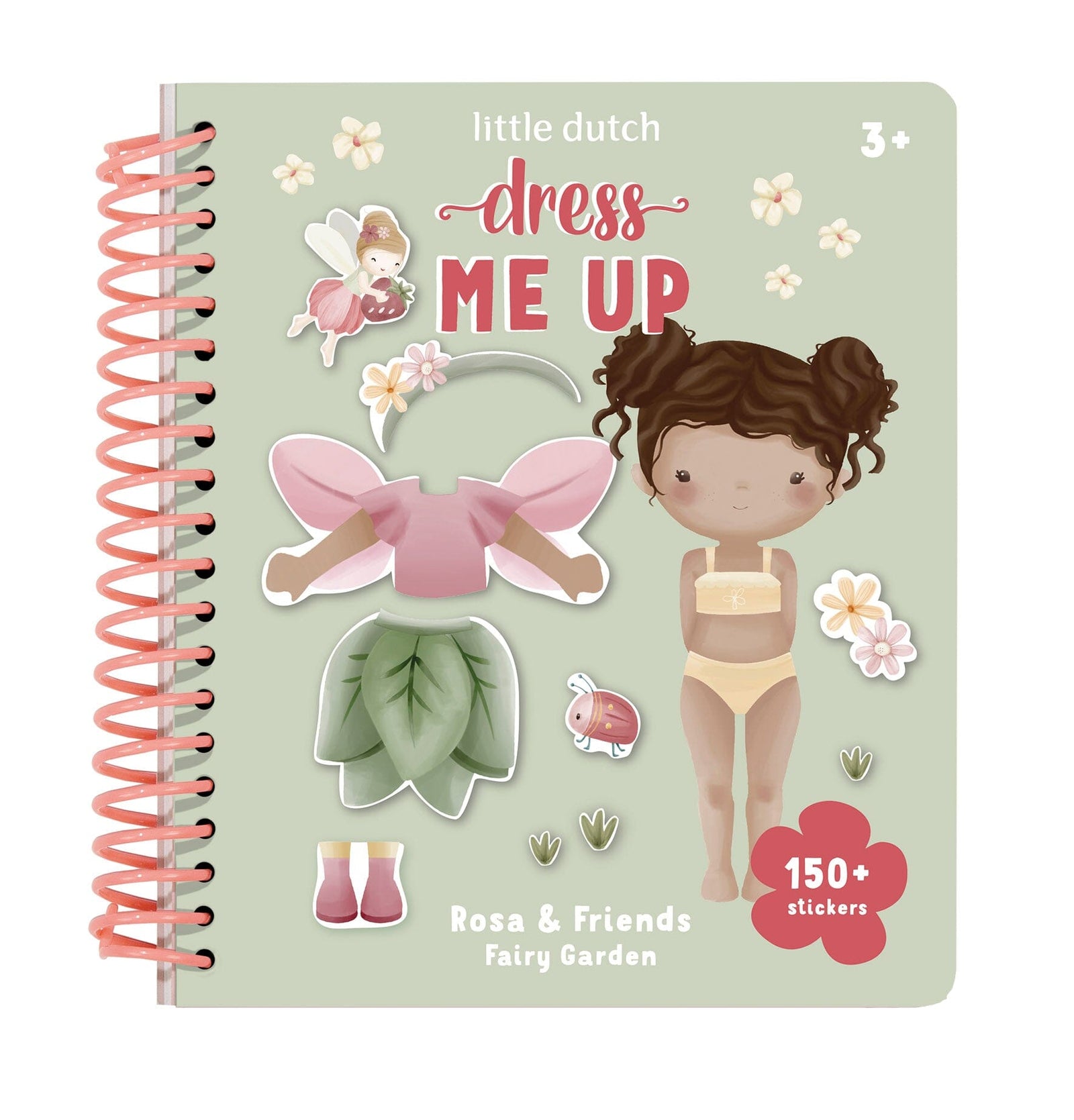 Livre Habille ton personnage Rosa & Friends Fairy Garden - LITTLE DUTCH 126324 8714274126329