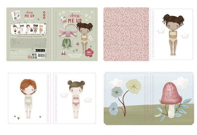 Livre Habille ton personnage Rosa & Friends Fairy Garden - LITTLE DUTCH 126324 8714274126329