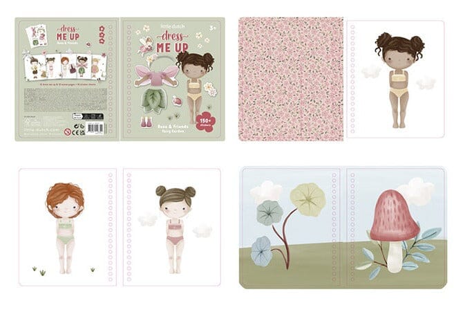 Livre Habille ton personnage Rosa & Friends Fairy Garden - LITTLE DUTCH 126324 8714274126329