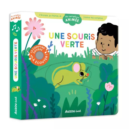 Livre ma comptine animée une souris verte - AUZOU 9791039512091 9791039512091
