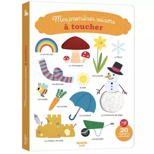 Livre mes premieres saisons à toucher - AUZOU 9791039527507 9791039527507