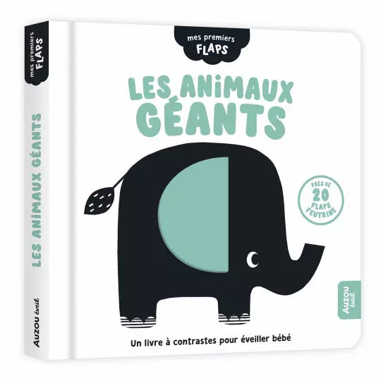 livre mes premiers flaps les animaux géants - AUZOU 9791039512046 9791039512046