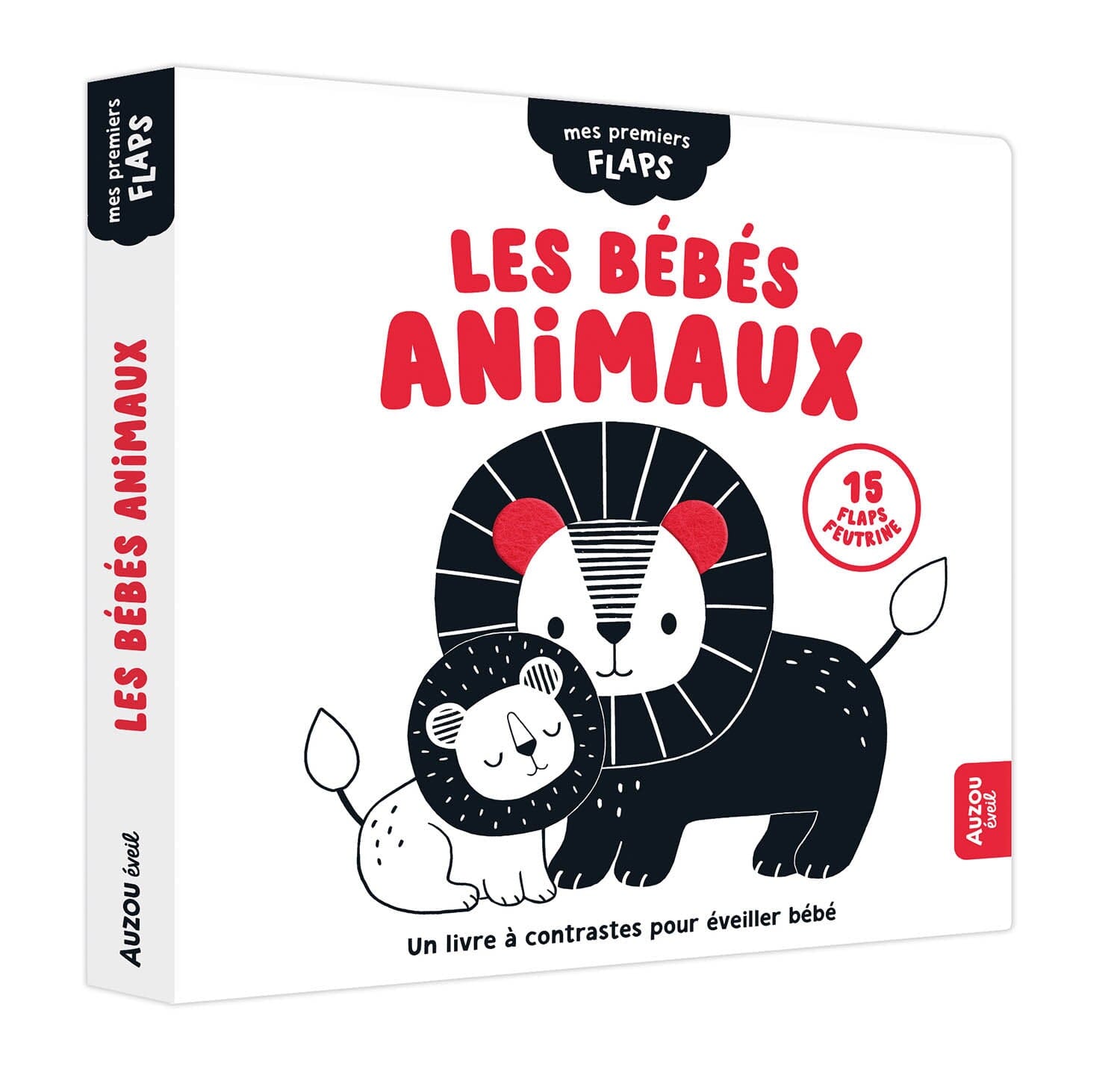 Livre mes premiers flaps -les bébés animaux- AUZOU 001039352 9791039541756