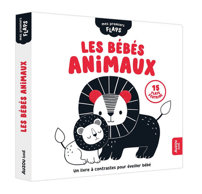 Livre mes premiers flaps -les bébés animaux- AUZOU 001039352 9791039541756