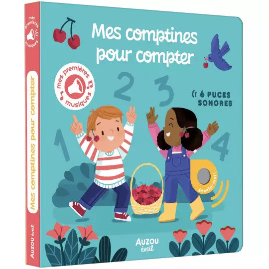 Livre mes premiers sonores mes comptines pour compter - AUZOU 9791039512633 9791039512633