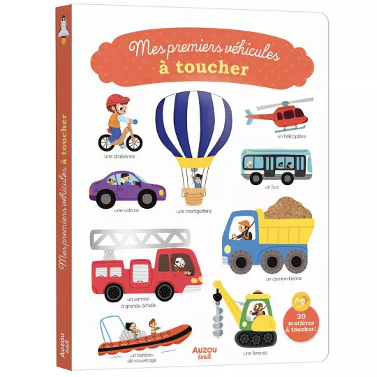 Livre mes premiers véhicules à toucher - AUZOU 9791039512671 9791039512671