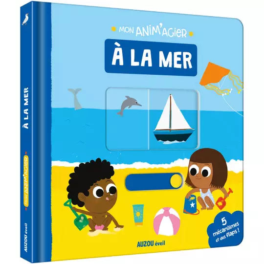 livre Mon anim'agier - A la mer - AUZOU 9782733857229