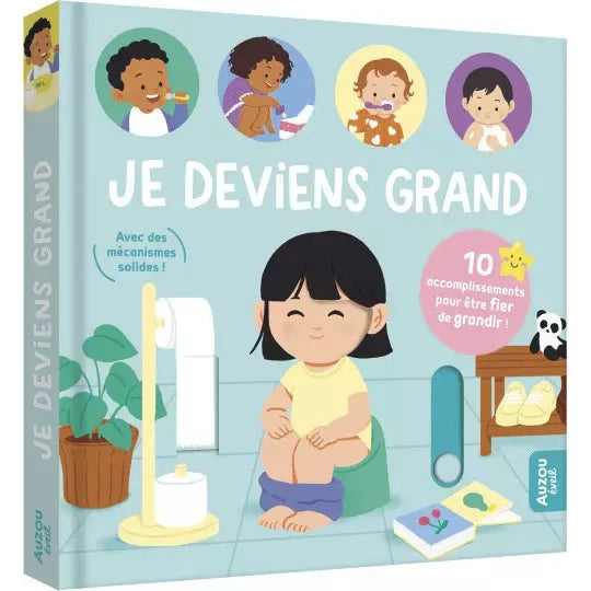 Livre Mon anim'agier -Je deviens grand - AUZOU 9791039540841