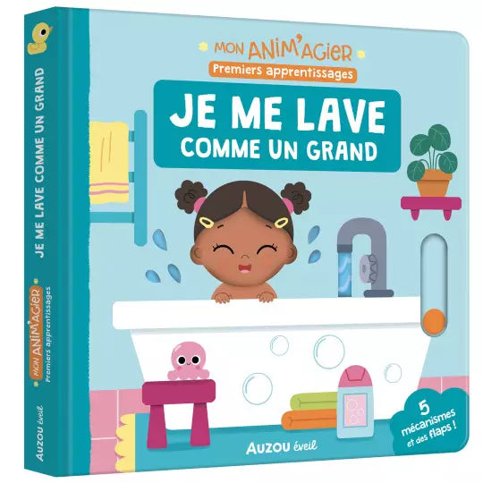livre Mon anim'agier je me lave comme un grand - AUZOU 9791039521833 9791039521833