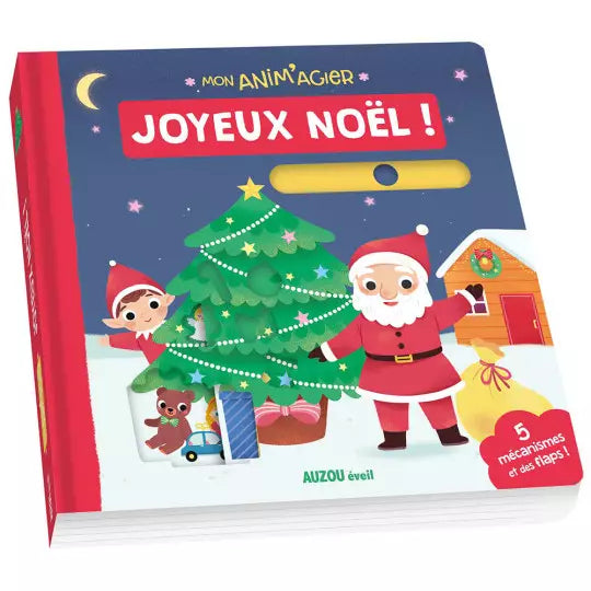 livre Mon anim'agier - Joyeux Noël - AUZOU 9782733853535 9782733853535