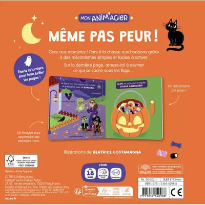 Livre Mon anim'agier - Même pas peur! - AUZOU 9791039540988