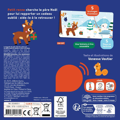 Livre qui est là ? joyeux Noel - AUZOU 001059423 9791039562744