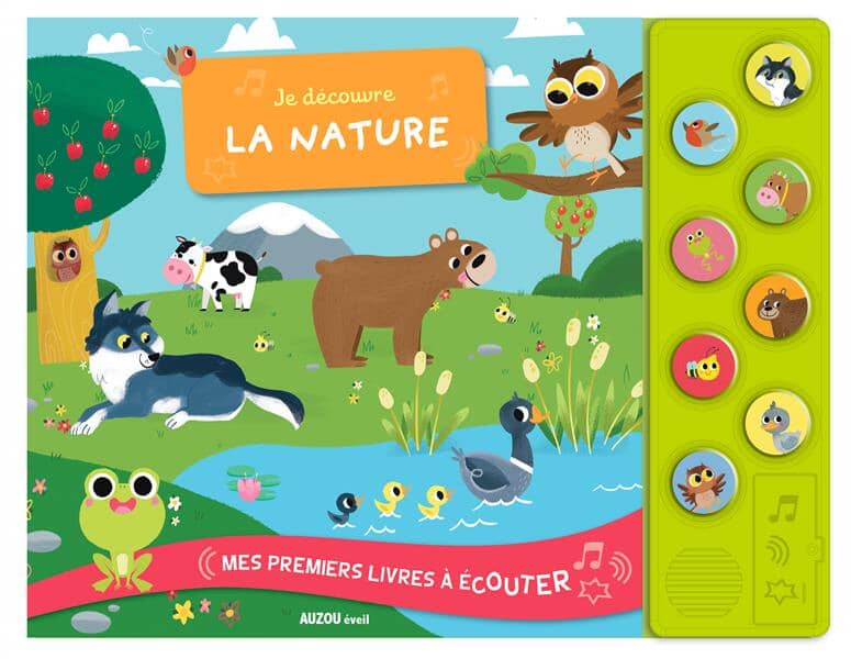 Livre sonore je découvre la nature - AUZOU 9782733839980 9782733839980