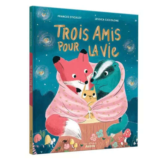 Livre Trois amis pour la vie - AUZOU 9791039546317