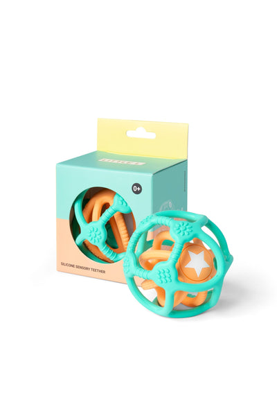 LOT DE 2 BALLES SENSORIELLES GREEN ET ORANGE - LITTLE L LL001-005 8437020510974