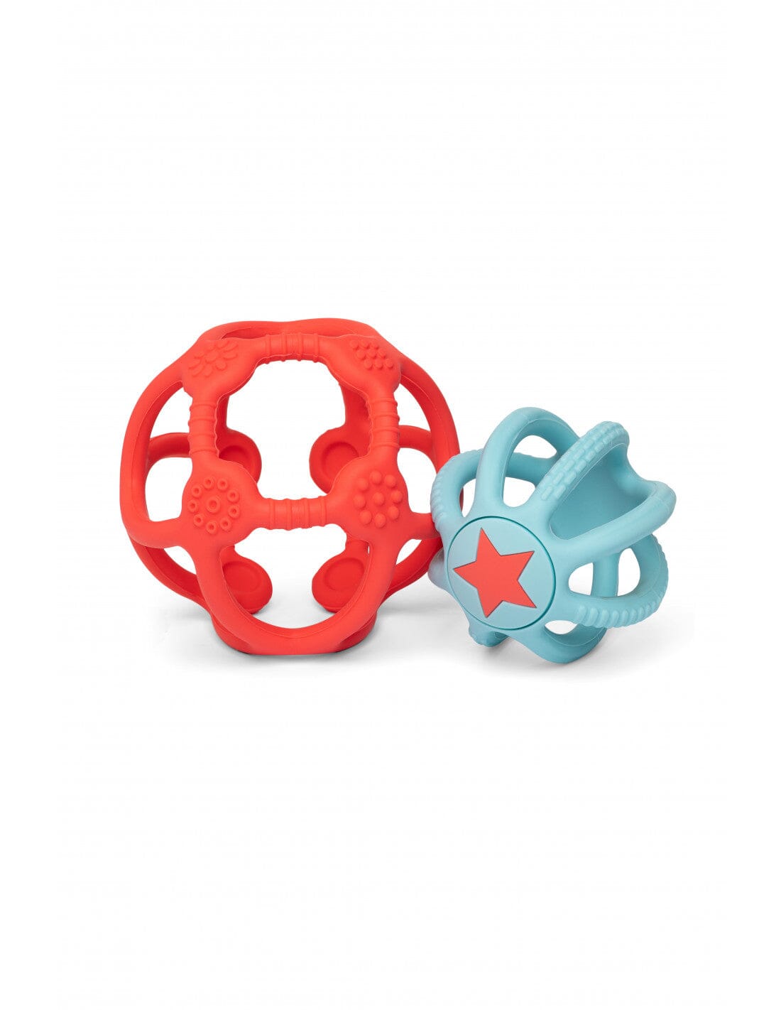 LOT DE 2 BALLES SENSORIELLES ORANGE ET BLEU - LITTLE L LL001-002 8437020510240