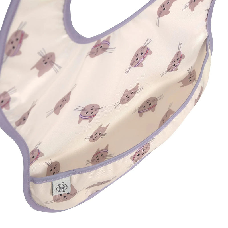 Lot de 2 bavoirs avec poche Tiny team cat - LASSIG 13110327043 4066239176769