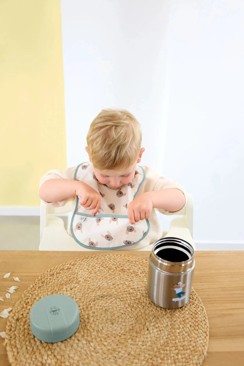 Lot de 2 bavoirs avec poche Tiny team dog - LASSIG 13110325025 4066239176776