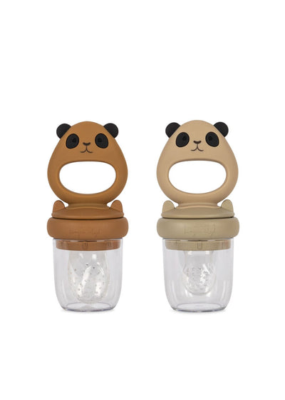 lot de 2 sucettes d’alimentation fruits CARAMEL/WARM CLAY - Konges Sløjd KS101858 S25137 5715404341288
