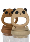 lot de 2 sucettes d’alimentation fruits CARAMEL/WARM CLAY - Konges Sløjd KS101858 S25137 5715404341288