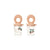 Lot de 2 tétines alimentaires Miranda peach / sea shell - LIEWOOD LW19549 1232 5715493378684