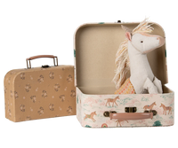 Lot de 2 valises fleurs/licornes- MAILEG 19-5532-00